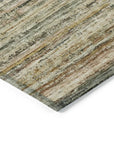 LOOMLAN Rugs Zephyna Brown Washable Indoor-Outdoor Rug