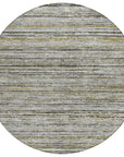 LOOMLAN Rugs Zephyna Gray Washable Indoor-Outdoor Rug