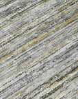 LOOMLAN Rugs Zephyna Gray Washable Indoor-Outdoor Rug