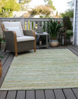 LOOMLAN Rugs Zephyna Mint Washable Indoor-Outdoor Rug