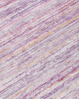 LOOMLAN Rugs Zephyna Pink Washable Indoor-Outdoor Rug