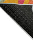 LOOMLAN Rugs Zexture Orange Washable Indoor-Outdoor Rug