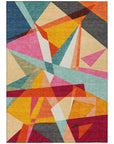 LOOMLAN Rugs Zexture Orange Washable Indoor-Outdoor Rug