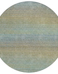 LOOMLAN Rugs Zeyna Blue Washable Indoor-Outdoor Rug