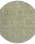 LOOMLAN Rugs Zia Green Washable Indoor-Outdoor Rug