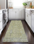 LOOMLAN Rugs Zia Green Washable Indoor-Outdoor Rug