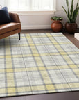 LOOMLAN Rugs Zinara Gold Washable Indoor-Outdoor Rug