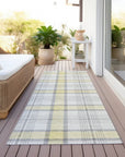 LOOMLAN Rugs Zinara Gold Washable Indoor-Outdoor Rug