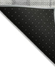 LOOMLAN Rugs Zinara Gray Washable Indoor-Outdoor Rug