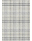 LOOMLAN Rugs Zinara Gray Washable Indoor-Outdoor Rug