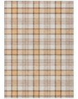 LOOMLAN Rugs Zinara Orange Washable Indoor-Outdoor Rug