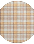 LOOMLAN Rugs Zinara Orange Washable Indoor-Outdoor Rug