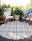 LOOMLAN Rugs Zinara Pink Washable Indoor-Outdoor Rug