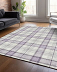 LOOMLAN Rugs Zinara Purple Washable Indoor-Outdoor Rug