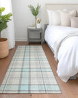 LOOMLAN Rugs Zinara Sky Washable Indoor-Outdoor Rug