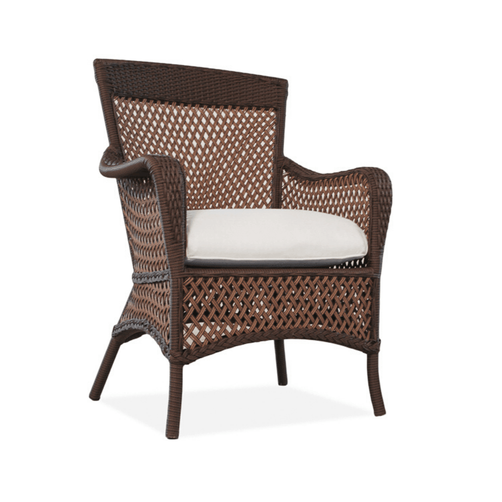 LOOMLAN Outdoor - Grand Traverse Outdoor Dining Armchair Replacement Cushions Lloyd Flanders - Outdoor Replacement Cushions