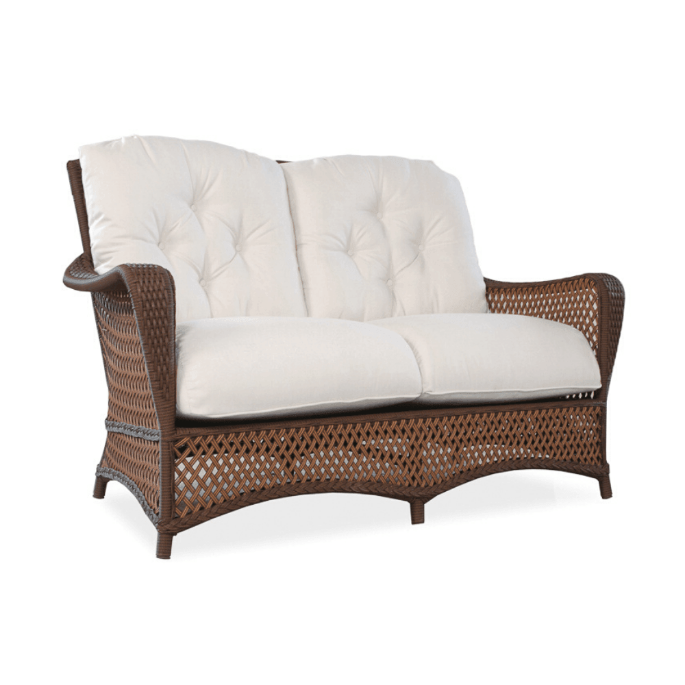 LOOMLAN Outdoor - Grand Traverse Outdoor Loveseat Replacement Cushions Lloyd Flanders - Outdoor Replacement Cushions
