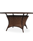LOOMLAN Outdoor - Grand Traverse Outdoor Teak Dining Table With Umbrella Holder - Outdoor Dining Tables