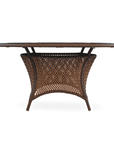 LOOMLAN Outdoor - Grand Traverse Outdoor Teak Dining Table With Umbrella Holder - Outdoor Dining Tables