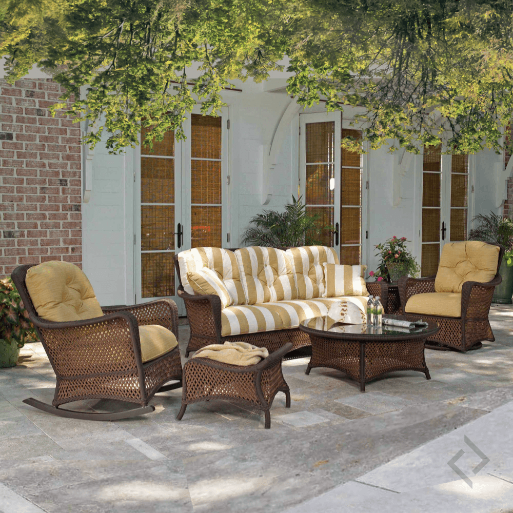 LOOMLAN Outdoor - Grand Traverse Patio Lounge Rocker Chair With Sunbrella Cushions - Outdoor Lounge Chairs