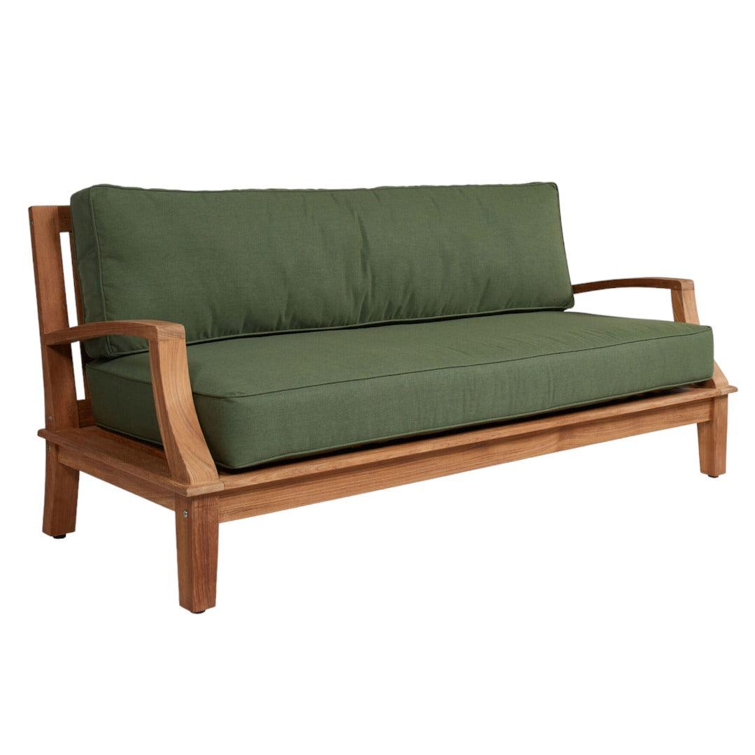 LOOMLAN Outdoor - Grande Teak Deep Seating Outdoor Sofa with Sunbrella Cushion - Outdoor Sofas & Loveseats