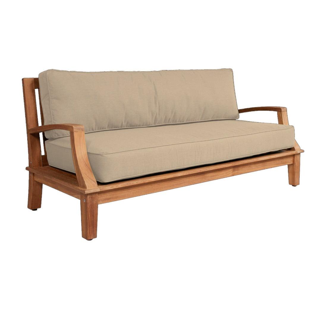LOOMLAN Outdoor - Grande Teak Deep Seating Outdoor Sofa with Sunbrella Cushion - Outdoor Sofas & Loveseats