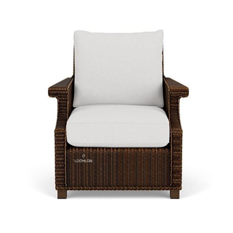 LOOMLAN Outdoor - Hamptons Outdoor Furniture Wicker Lounge Chair Lloyd Flanders - Outdoor Lounge Chairs