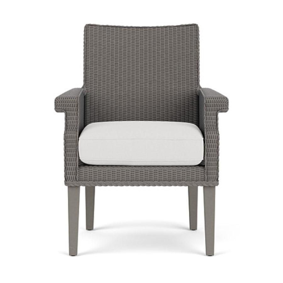 LOOMLAN Outdoor - Hamptons Outdoor Replacement Cushions for Dining Chair With Arms - Outdoor Replacement Cushions