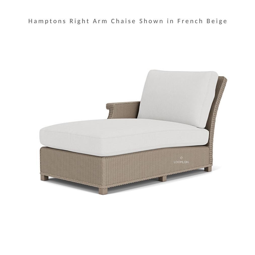 LOOMLAN Outdoor - Hamptons Right Arm Chaise Unit All-Weather Outdoor Furniture - Outdoor Modulars