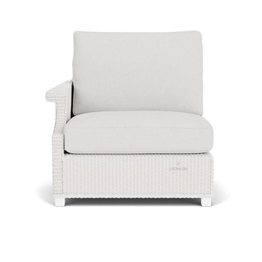 LOOMLAN Outdoor - Hamptons Right Arm Sectional Unit All-Weather Outdoor Furniture - Outdoor Modulars