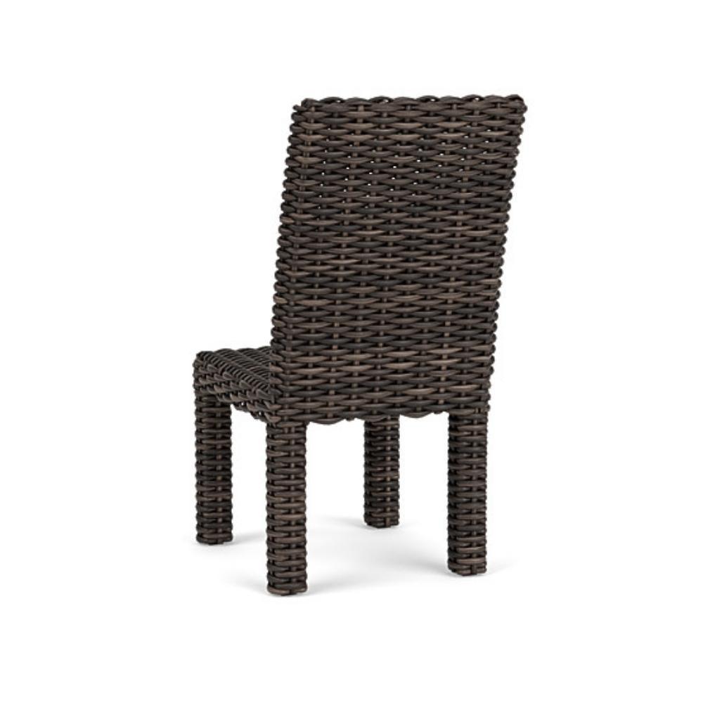 LOOMLAN Outdoor - Largo Armless Dining Chair All Weather Wicker Furniture Made in USA - Outdoor Dining Chairs