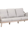 LOOMLAN Outdoor - Loom Outdoor 79" All Weather Patio Rope Sofa With Cushions - Outdoor Sofas & Loveseats