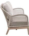 LOOMLAN Outdoor - Loom Outdoor 79" All Weather Patio Rope Sofa With Cushions - Outdoor Sofas & Loveseats