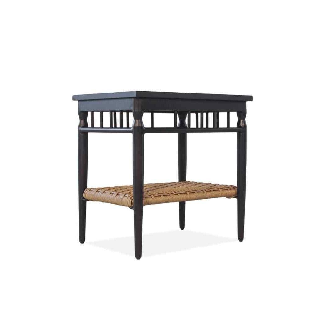 LOOMLAN Outdoor - Low Country 24" Rectangular End Table Premium Wicker Furniture - Outdoor Side Tables