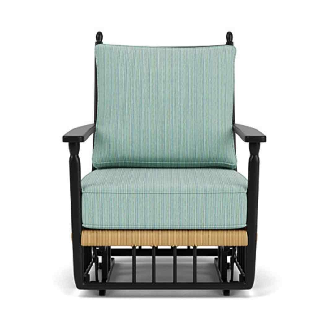 LOOMLAN Outdoor - Low Country Glider Lounge Chair Premium Wicker Furniture Lloyd Flanders - Outdoor Lounge Chairs