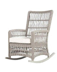 LOOMLAN Outdoor - Mackinac Patio Furniture Wicker Outdoor Porch Rocker High Back - Outdoor Lounge Chairs