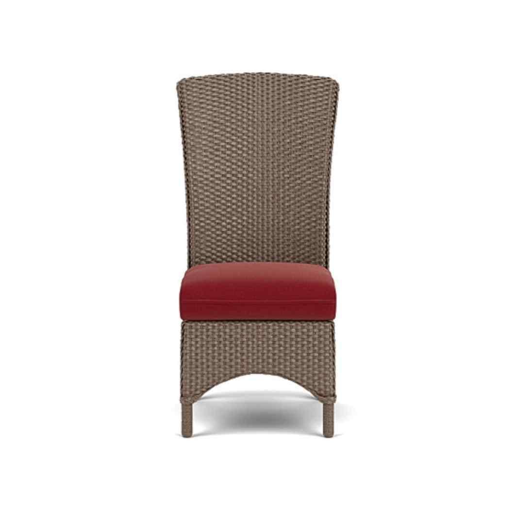 LOOMLAN Outdoor - Mandalay Armless Dining Chair Premium Wicker Furniture Lloyd Flanders - Outdoor Dining Chairs