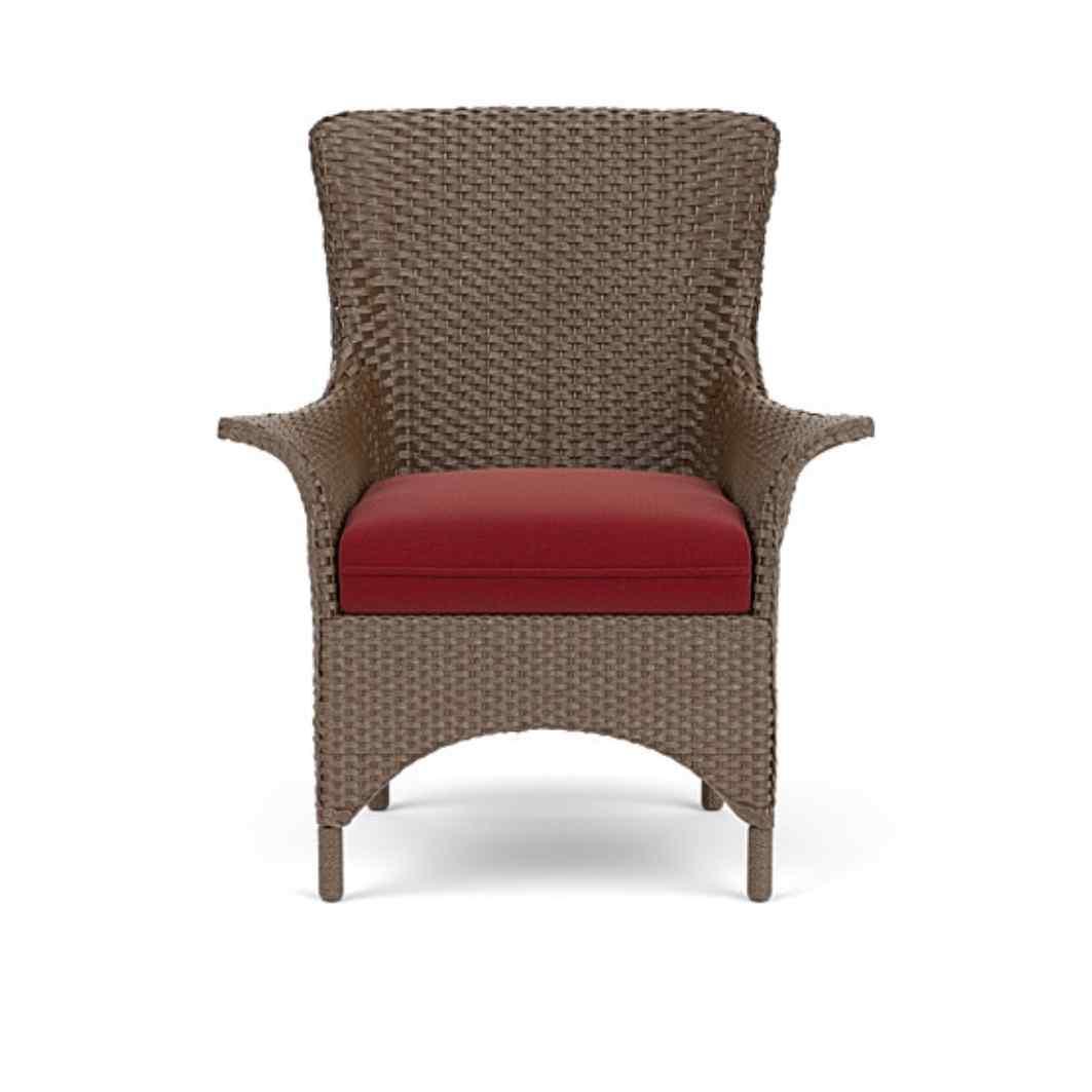 LOOMLAN Outdoor - Mandalay Dining Armchair Premium Wicker Furniture Lloyd Flanders - Outdoor Dining Chairs