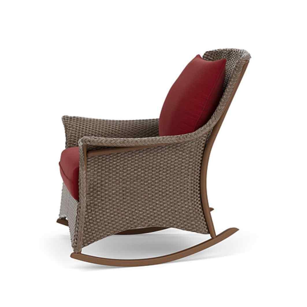LOOMLAN Outdoor - Mandalay Lounge Rocker Premium Wicker Furniture Lloyd Flanders - Outdoor Lounge Chairs