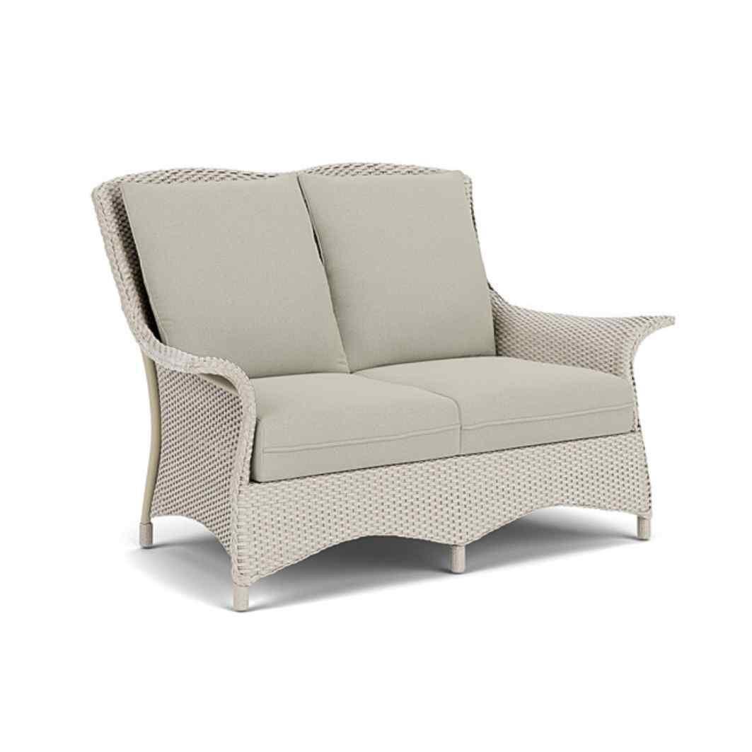 LOOMLAN Outdoor - Mandalay Outdoor Furniture Sunbrella Replacement Cushions For Loveseat - Outdoor Replacement Cushions