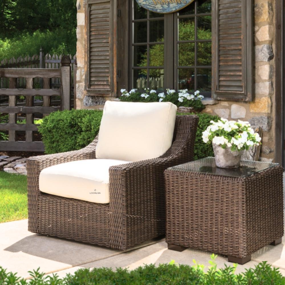 LOOMLAN Outdoor - Mesa 22" Square Cube End Table Lloyd Flanders Lloyd Flanders - Outdoor Side Tables
