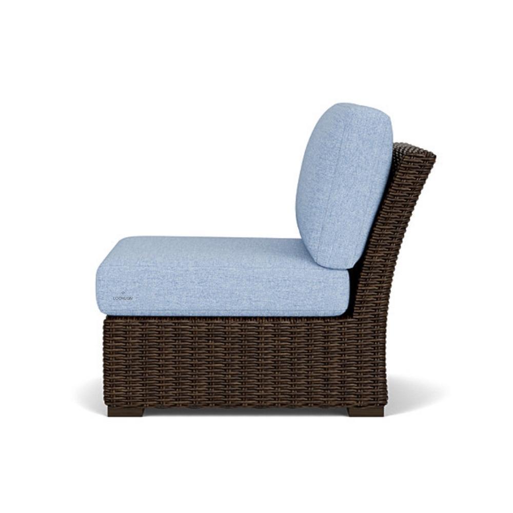 LOOMLAN Outdoor - Mesa Armless Sectional Premium Wicker Furniture Lloyd Flanders - Outdoor Modulars