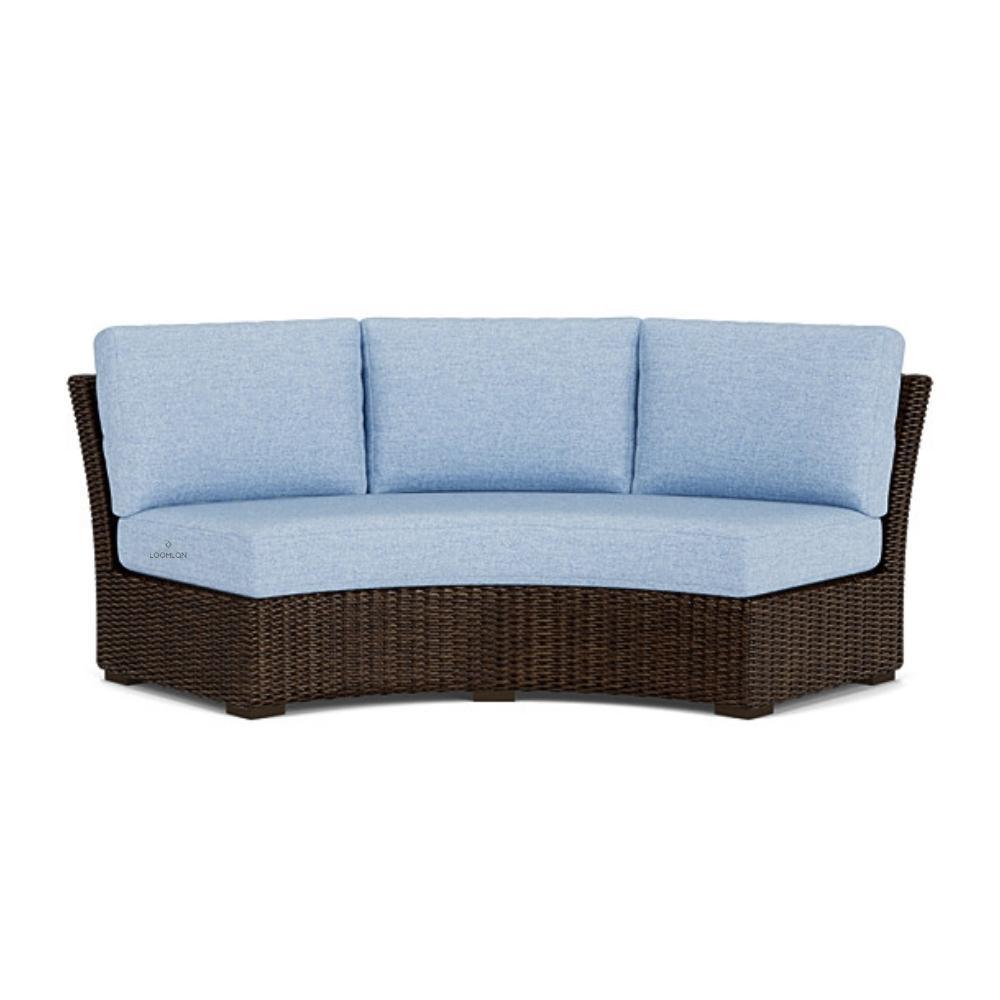 LOOMLAN Outdoor - Mesa Curved Sofa Sectional Premium Wicker Furniture Lloyd Flanders - Outdoor Modulars