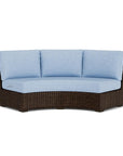 LOOMLAN Outdoor - Mesa Curved Sofa Sectional Premium Wicker Furniture Lloyd Flanders - Outdoor Modulars