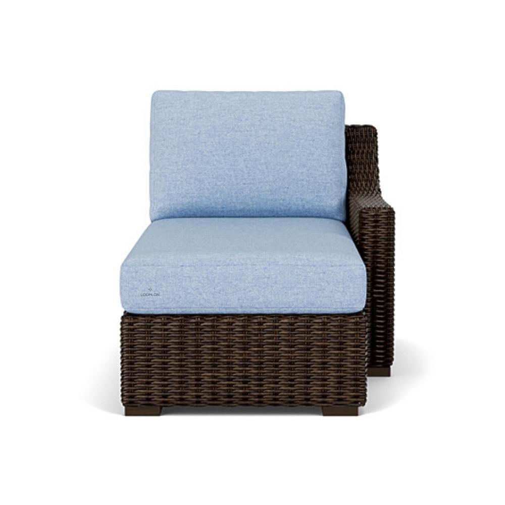 LOOMLAN Outdoor - Mesa Left Arm Chaise Premium Wicker Furniture Lloyd Flanders - Outdoor Modulars