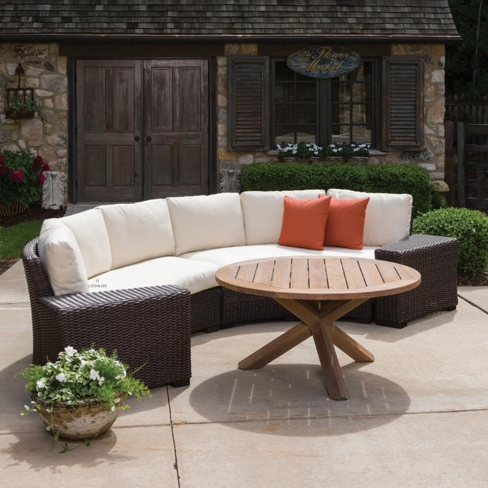LOOMLAN Outdoor - Mesa Outdoor Replacement Cushions For Corner Sectional Lloyd Flanders - Outdoor Replacement Cushions