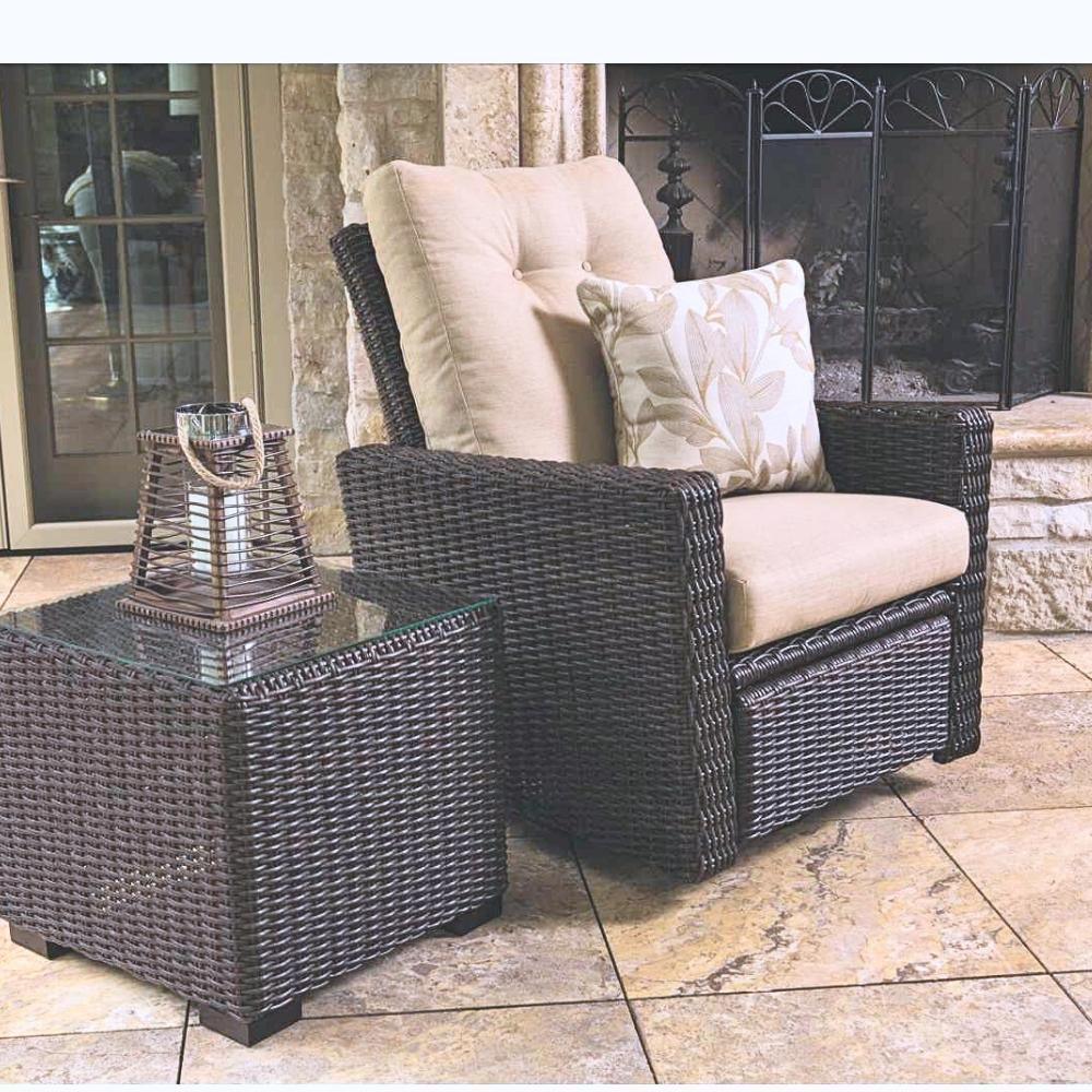 LOOMLAN Outdoor - Mesa Outdoor Replacement Cushions For Swivel Glider Recliner - Outdoor Replacement Cushions