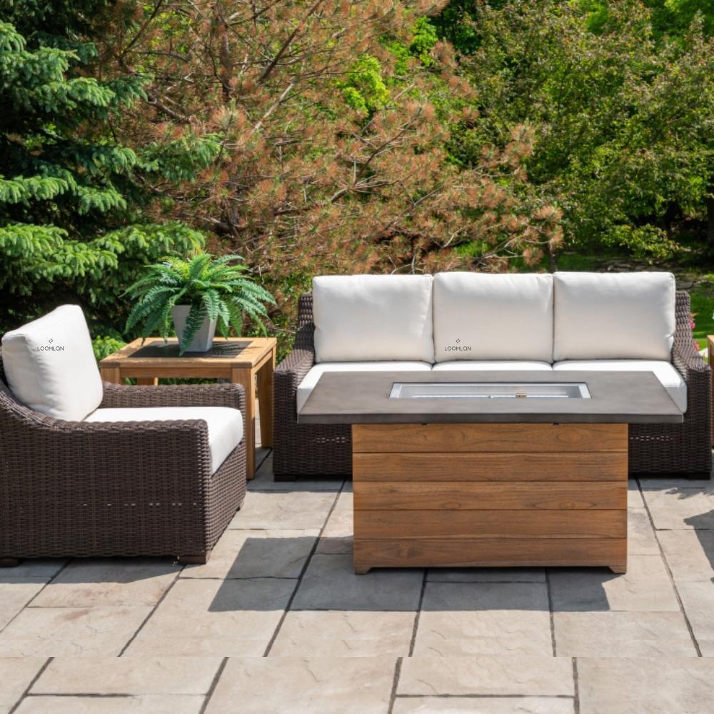LOOMLAN Outdoor - Mesa Sofa Premium Wicker Furniture Lloyd Flanders - Outdoor Sofas & Loveseats