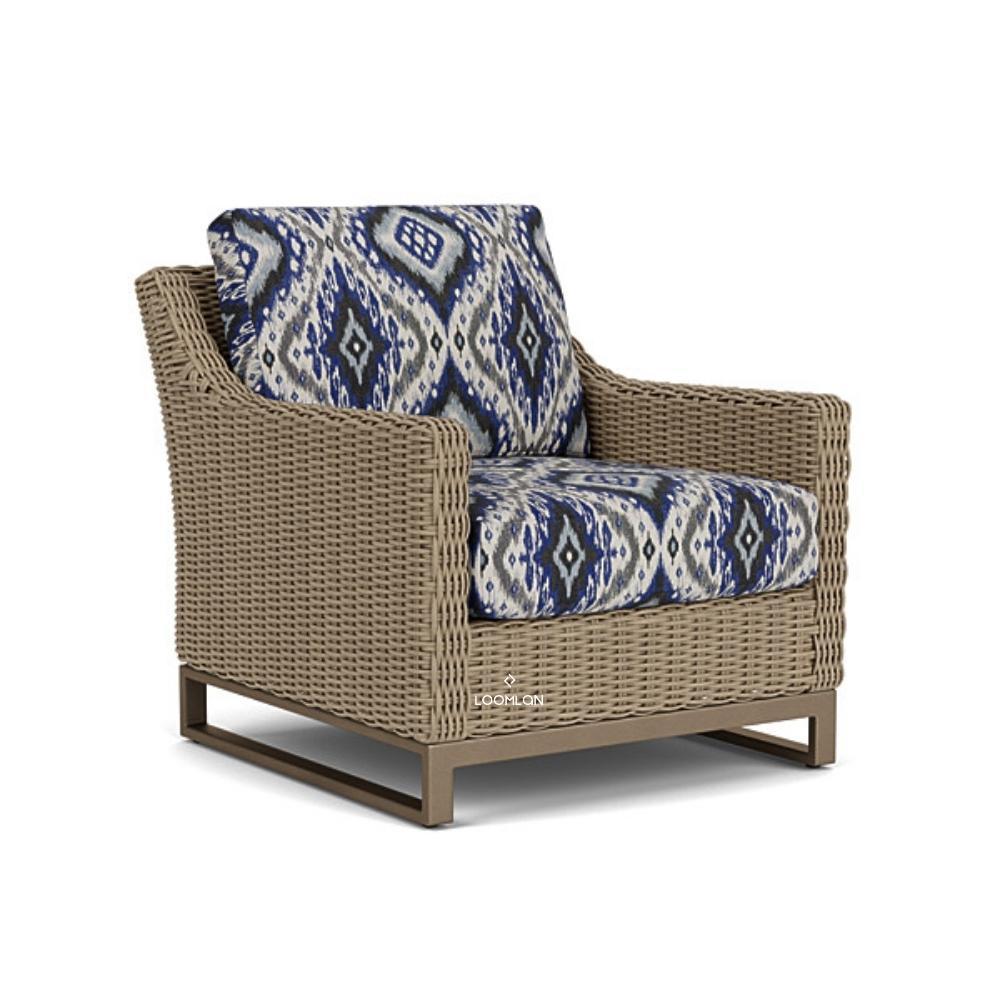 LOOMLAN Outdoor - Milan Lounge Chair Premium Wicker Furniture Made In USA - Outdoor Lounge Chairs