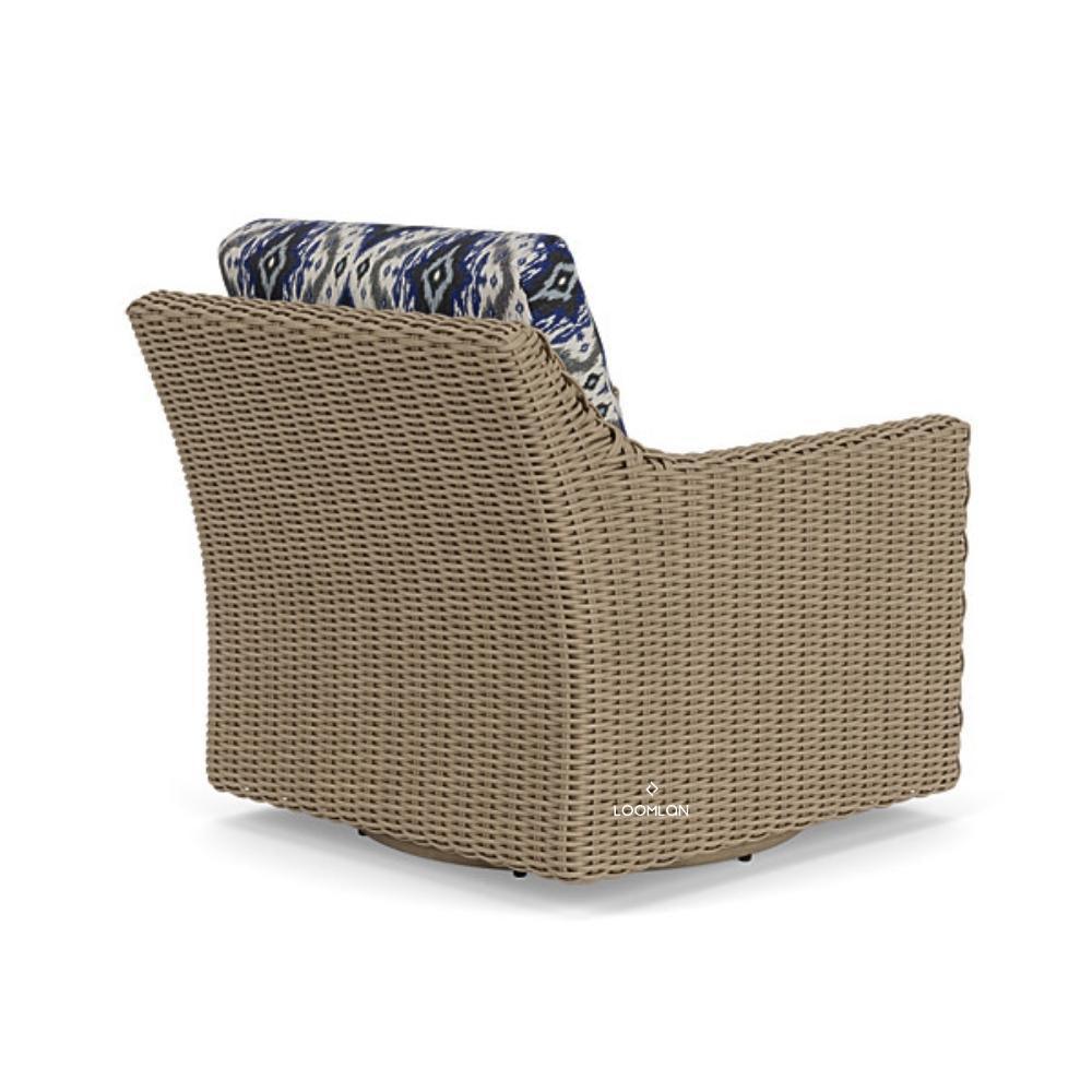 LOOMLAN Outdoor - Milan Outdoor Replacement Cushions For Swivel Glider Lounge Chair - Outdoor Lounge Chairs